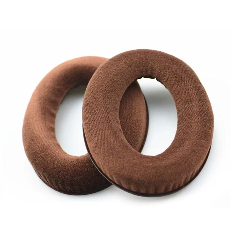 Velour Ohrpolster Braun für Sennheiser Kopfhörer HD599 HD598 HD569 HD559