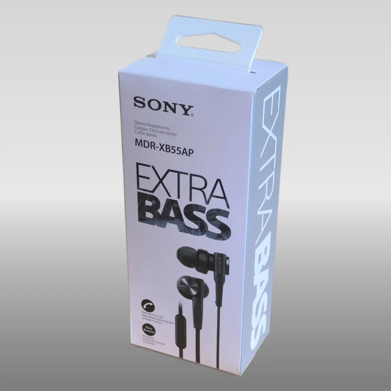 Sony MDR-XB55AP Extrabass Headset - Schwarz