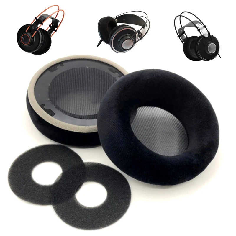 Velour Ohrpolster Kopfhörer AKG K601 K701 K702 Q701 K612 K712 pro