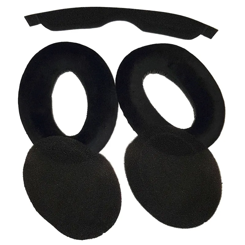 Velour Ohrpolster Kopfband für Sennheiser Kopfhörer HD545, HD580, HD600, HD650, HD660