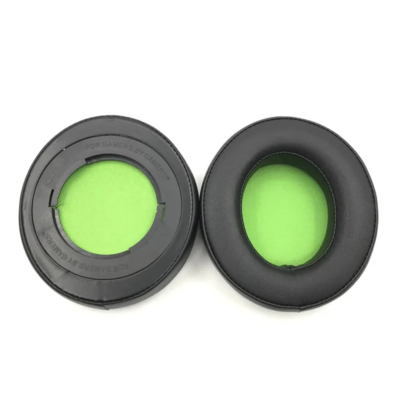 Ohrpolster Ear Pads für Razer Kraken Pro 7.1 V2 Gaming Headset schwarz grün