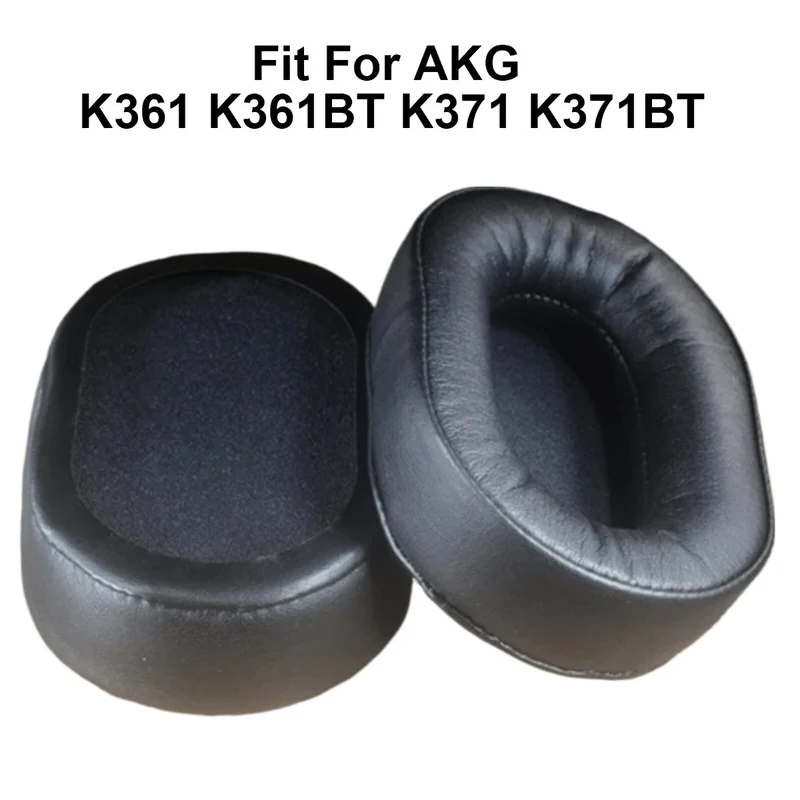 Ohrpolster für AKG Kopfhörer K361 K361BT K371 K371BT Kunstleder T2 schwarz