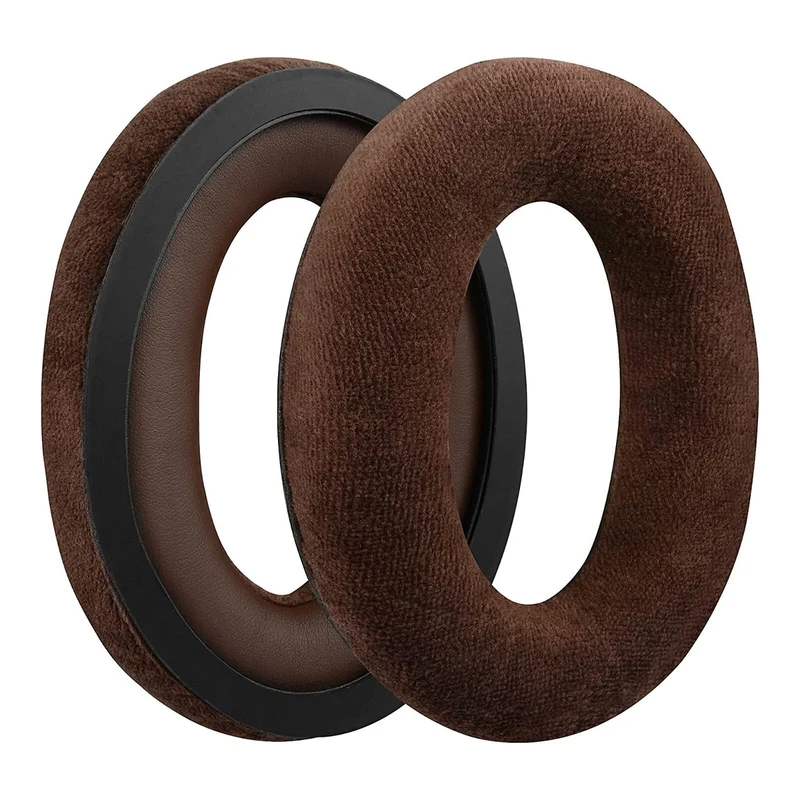 Velour Ohrpolster Braun für Sennheiser Kopfhörer HD599 HD598 HD569 HD559