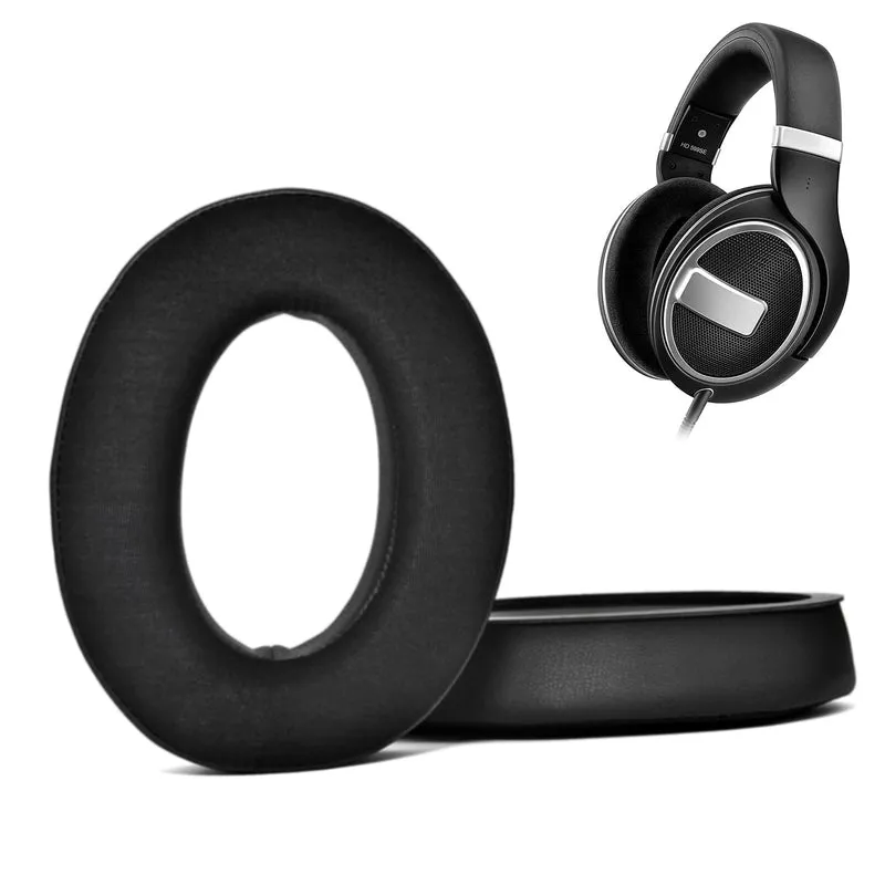Kunstleder Ohrpolster Sennheiser Kopfhörer HD559 HD569 HD598 HD599 schwarz
