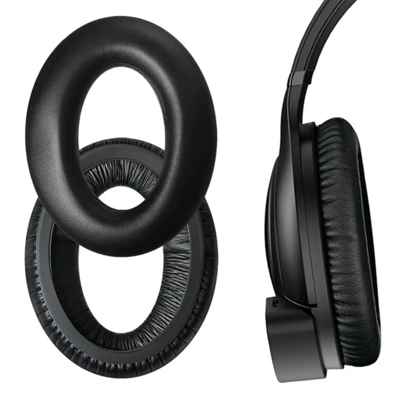 Kunstleder Ohrpolster Sennheiser Kopfhörer HD559 HD569 HD598 HD599 schwarz