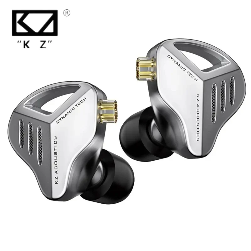 100% Original KZ ZVX High-End Professional HiFi In-Ear Kopfhörer Silber