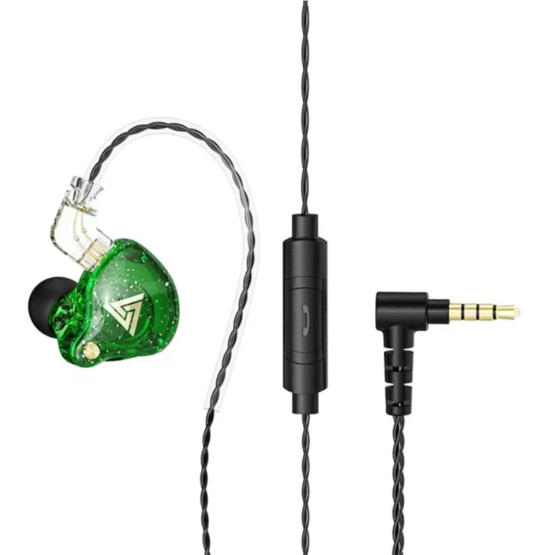 Premium Headset Kopfhörer QKZ-AK6 Pro HiFi In-Ear-Headset Ohrhörer + Hardcase