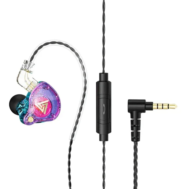 Premium Headset Kopfhörer QKZ-AK6 Pro HiFi In-Ear-Headset Ohrhörer + Hardcase