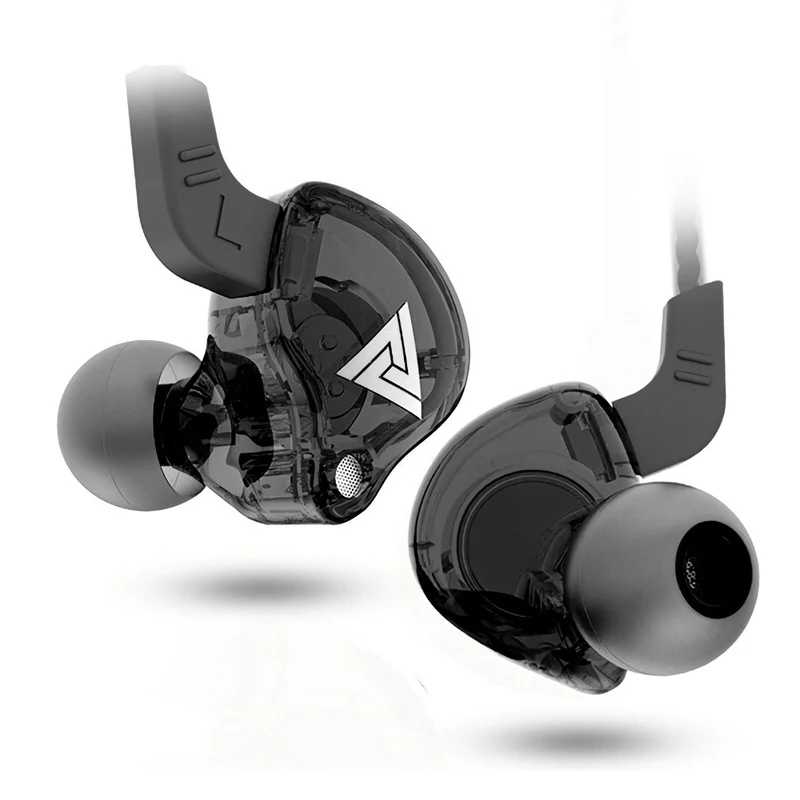 Premium Headset Kopfhörer QKZ-AK6 HiFi In-Ear-Headset Ohrhörer + Hardcase