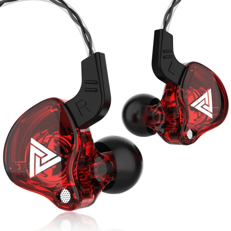 Premium Headset Kopfhörer QKZ-AK6 HiFi In-Ear-Headset Ohrhörer + Hardcase