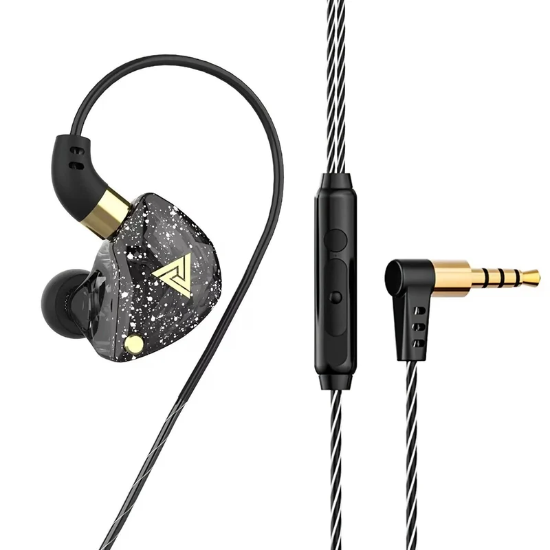 Premium Headset Kopfhörer QKZ SK8 HiFi In-Ear-Headset Ohrhörer + Hardcase