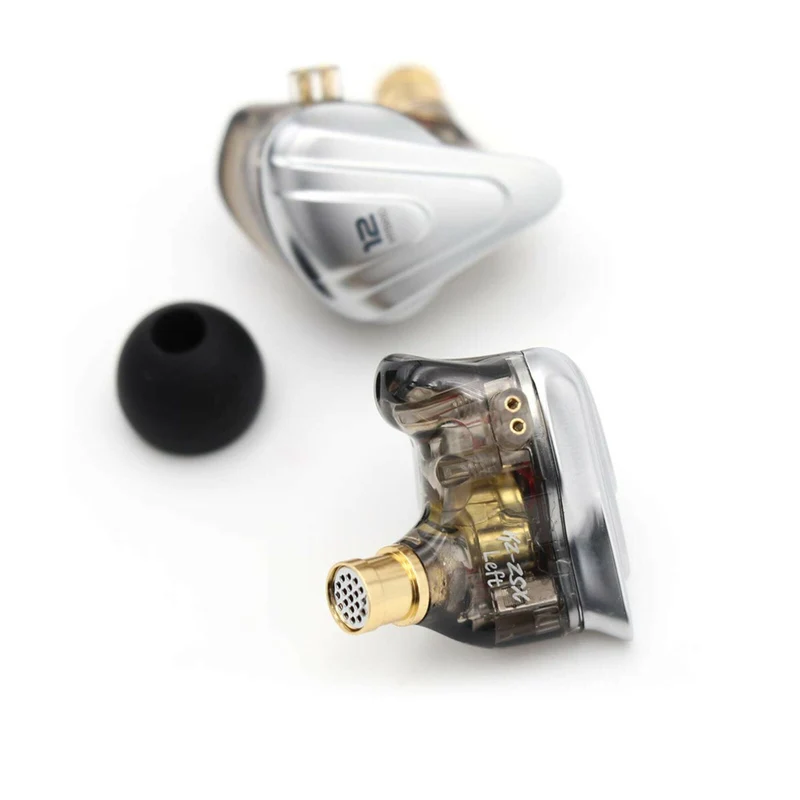 KZ ZSX Premium High-End Pro 12 Treiber HiFi In-Ear Kopfhörer Headset Black