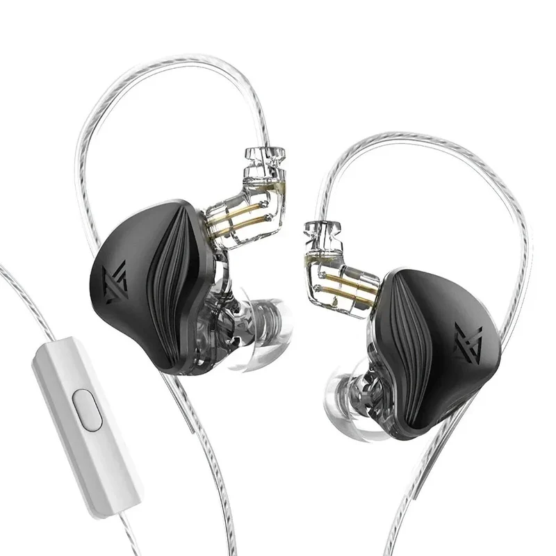 KZ ZEX Premium High-End Pro 3 Treiber HiFi In-Ear Kopfhörer Headset Schwarz