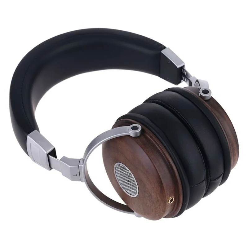 Premium Walnuss Holz Kopfhörer High End Headphone 50mm Treiber Super Klang B7-1