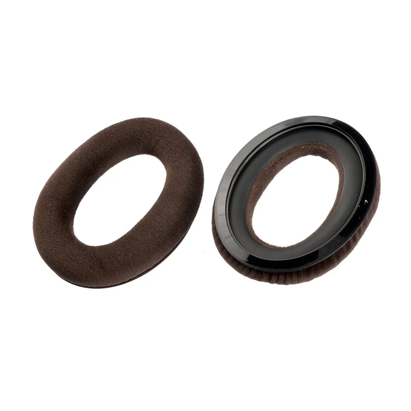 Velour brown earpads for HD 500 series, analytical tuning