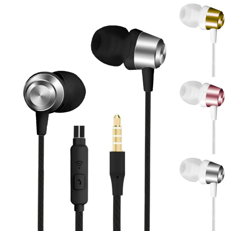 Super Bass In-Ear Kopfhörer Ohrhörer S3 Headset Earphone Headphone + PU-Tasche