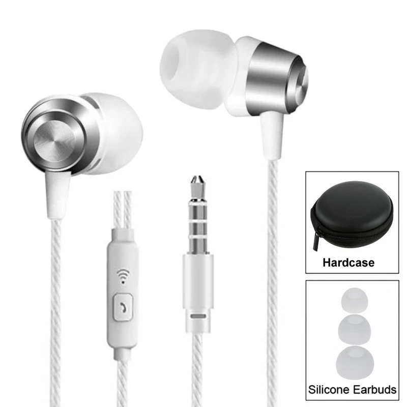 Super Bass In-Ear Kopfhörer Ohrhörer S3 Headset Earphone Headphone + PU-Tasche