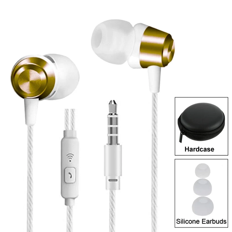 Super Bass In-Ear Kopfhörer Ohrhörer S3 Headset Earphone Headphone + PU-Tasche