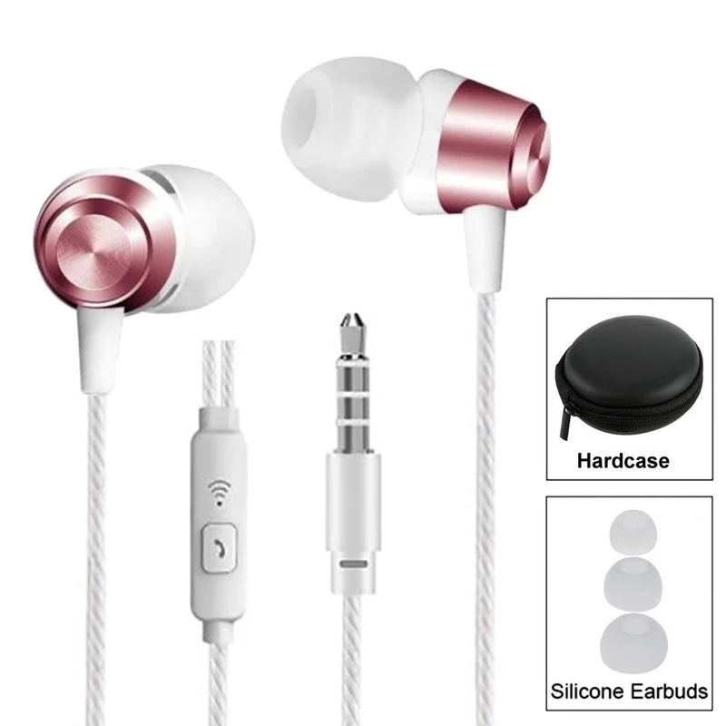 Super Bass In-Ear Kopfhörer Ohrhörer S3 Headset Earphone Headphone + PU-Tasche