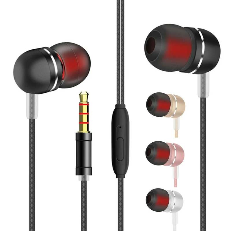 Super Bass In-Ear Kopfhörer Ohrhörer V13 Headset Earphone Headphone + PU-Tasche