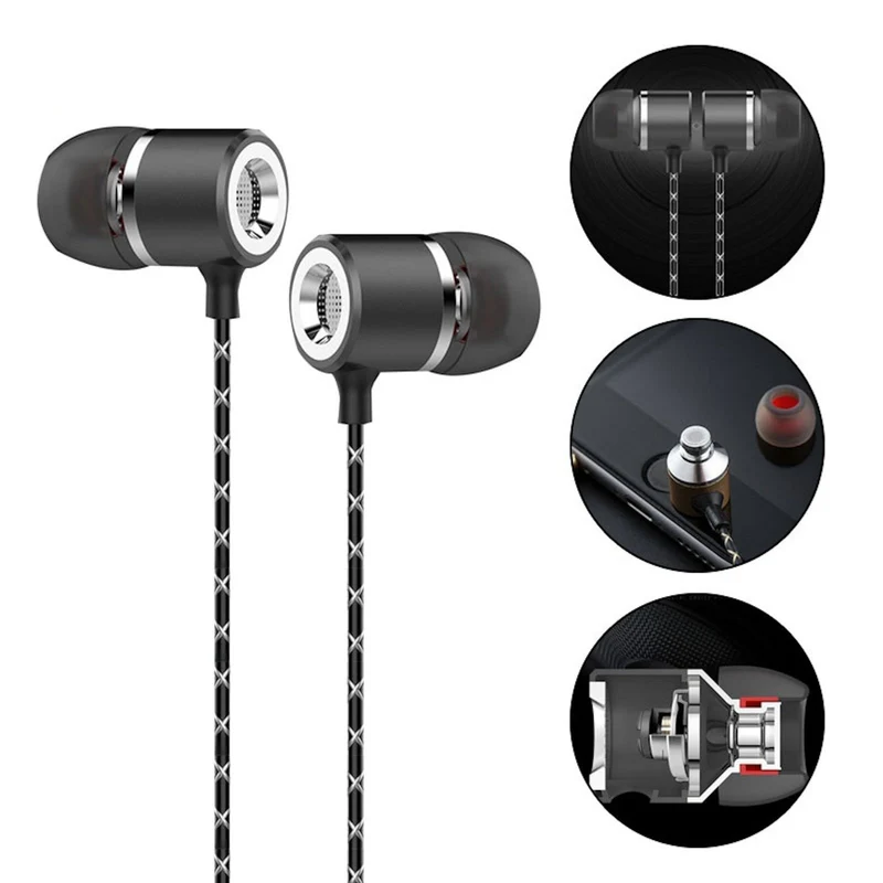 Super Bass Pro HQ In-Ear Kopfhörer Earphone TTLife S1HS Headphone für Samsung LG