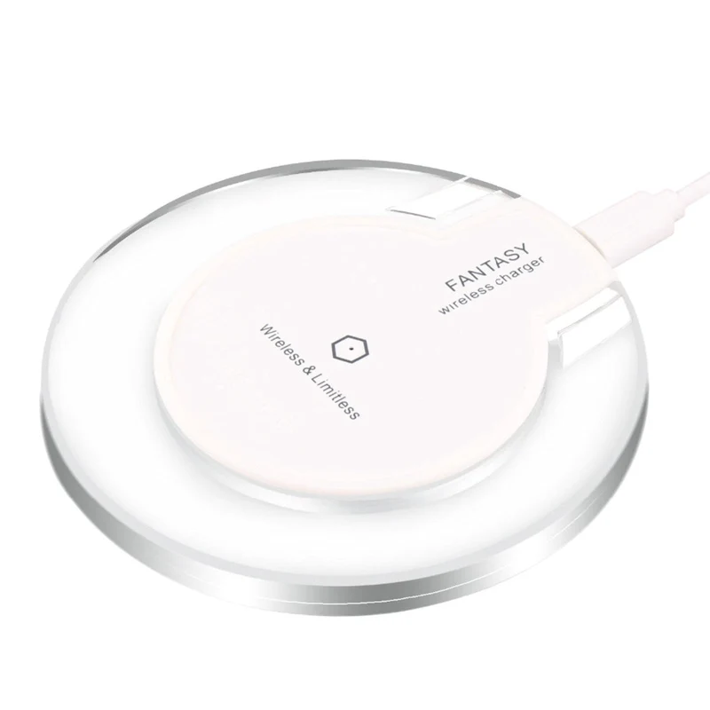 Qi Ladegerät | Wireless Charger Weiss | iPhone Samsung Galaxy Pixel Huawei