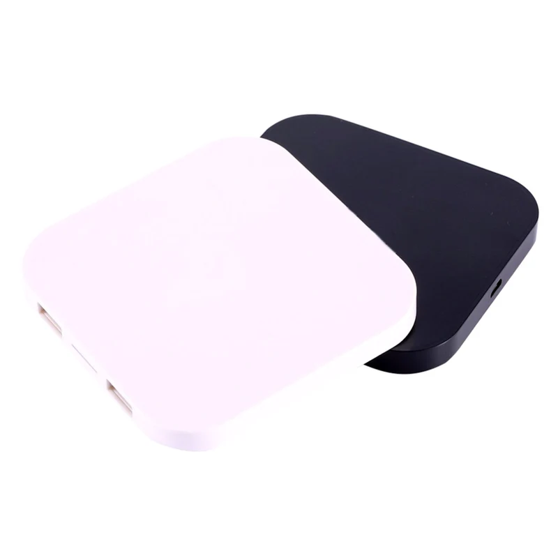 Wireless Charger Q8 Ladegerät Kabellos Ladestation QI 2 x USB für iPhone Samsung