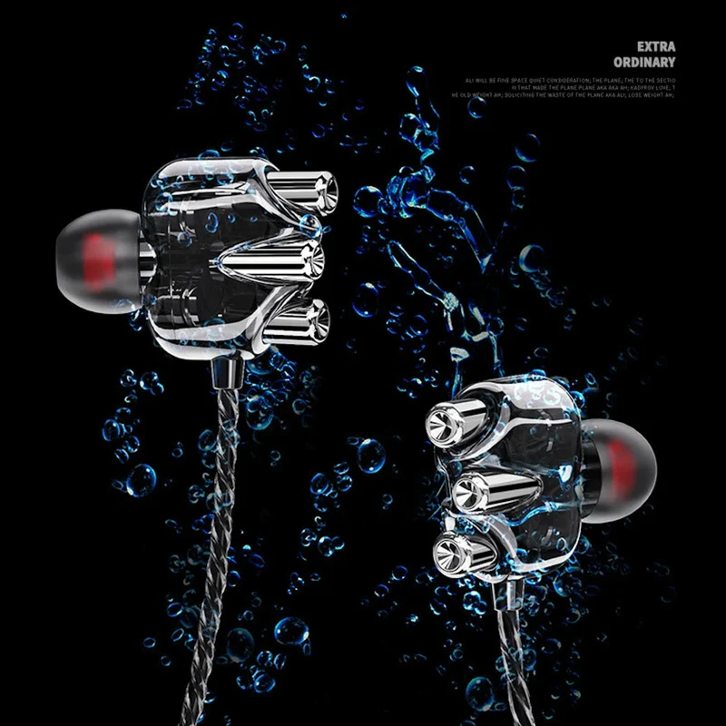 Super Bass In-Ear Kopfhörer Ohrhörer X30 Headset Earphone Headphone + PU-Tasche