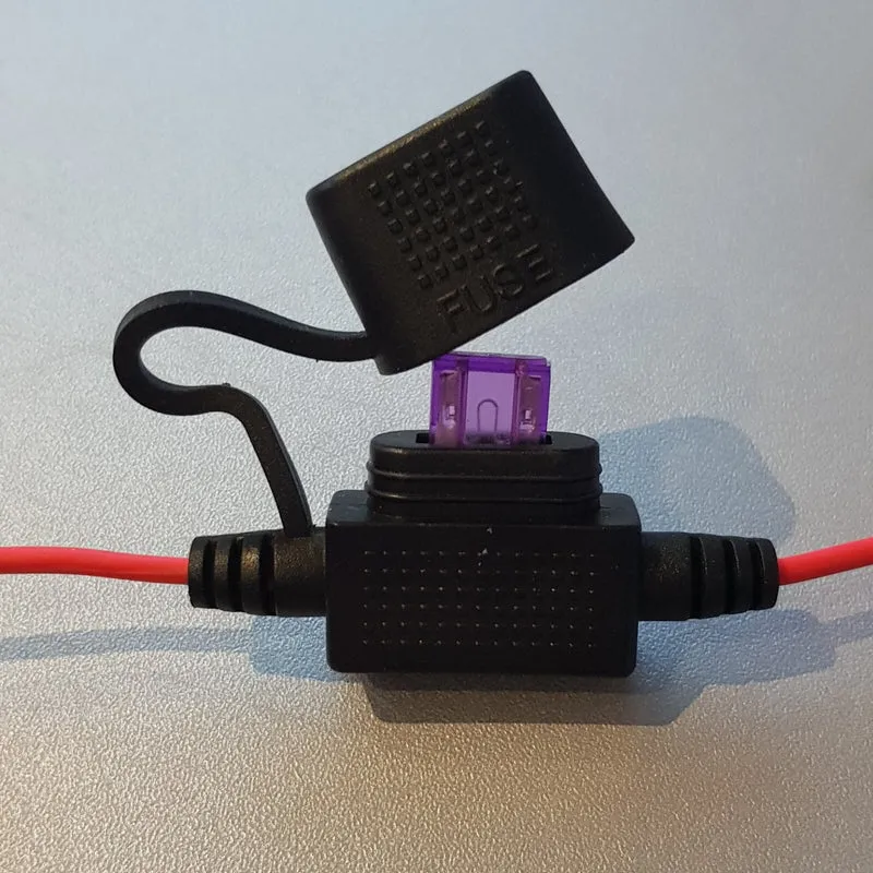 Anschlusskabel mit SAE 72 Stecker und 10mm Ösen, Motorrad Nachrüstsatz Geräte