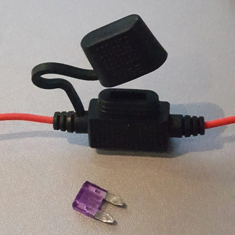 Anschlusskabel mit SAE 72 Stecker und 10mm Ösen, Motorrad Nachrüstsatz Geräte