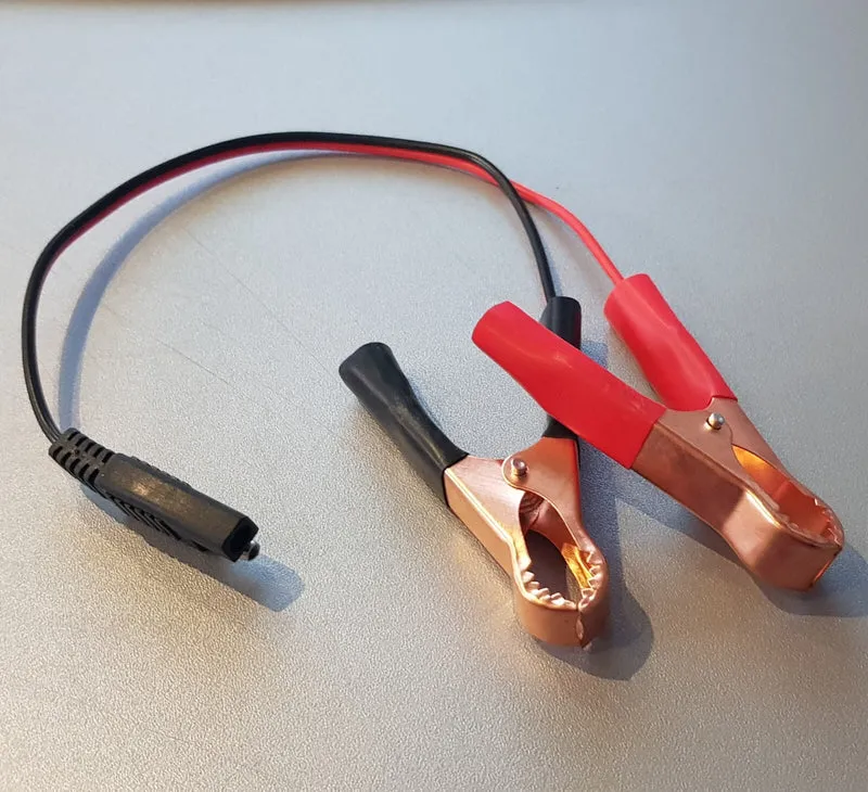 Anschlusskabel mit SAE 72 Stecker auf Batterieklemmen, KFZ Motorrad Nachrüstsatz