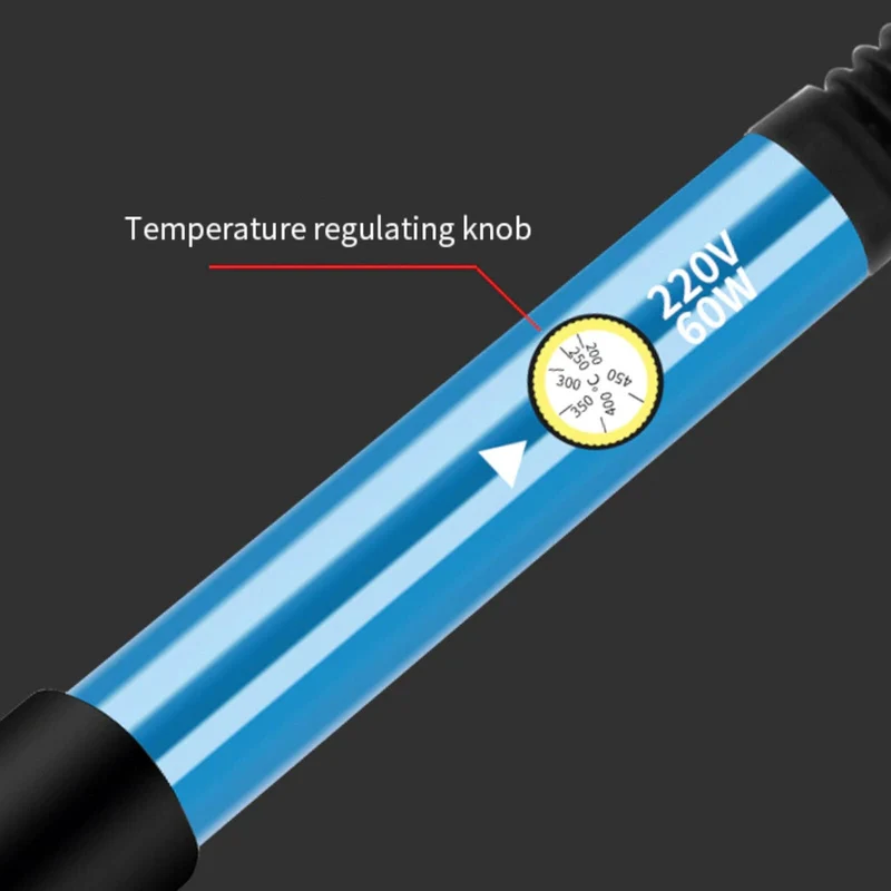 60W Lötkolben Einstellbare Temperatur von 200-450 Grad Soldering Iron Kit