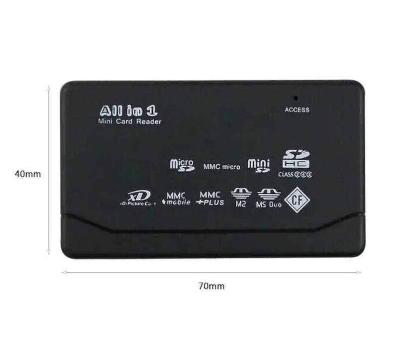 ALL-IN-ONE Kartenleser Speicherkarten USB Kartenlesegerät CF/SD/xD/MS/SDHC NEU