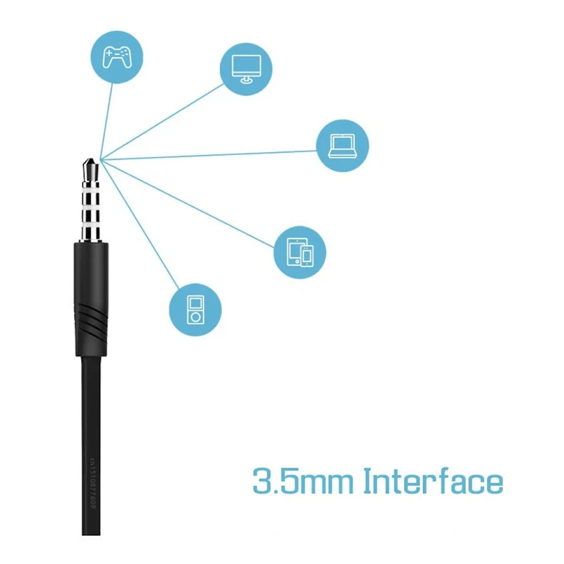Super Bass In-Ear Kopfhörer Headset JV23 Schwarz Megabass für Samsung, LG, HTC