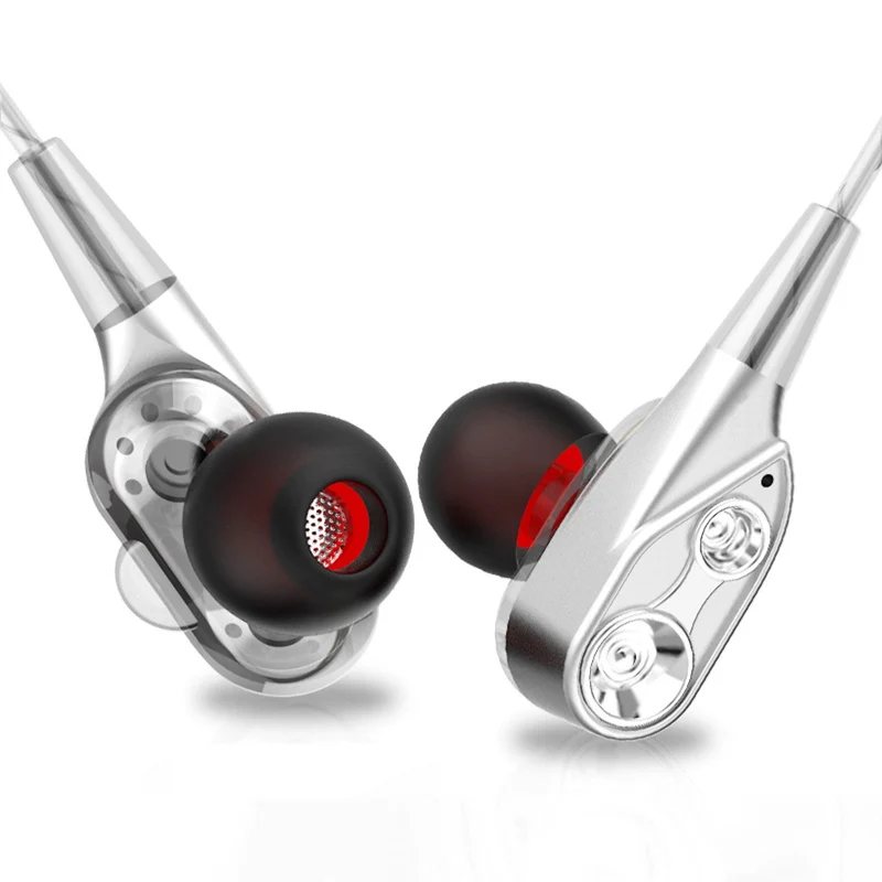 Super Bass In-Ear Doppeltreiber Kopfhörer DT-N12 Ohrhörer Earphone Headset Bag