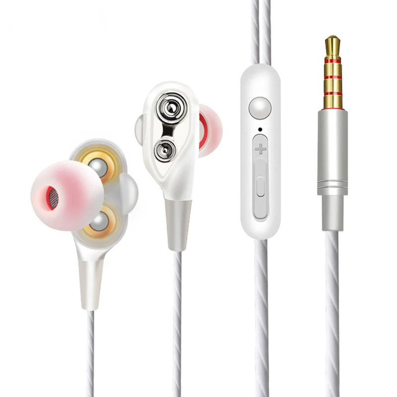 Super Bass In-Ear Doppeltreiber Kopfhörer DT-N12 Ohrhörer Earphone Headset Bag