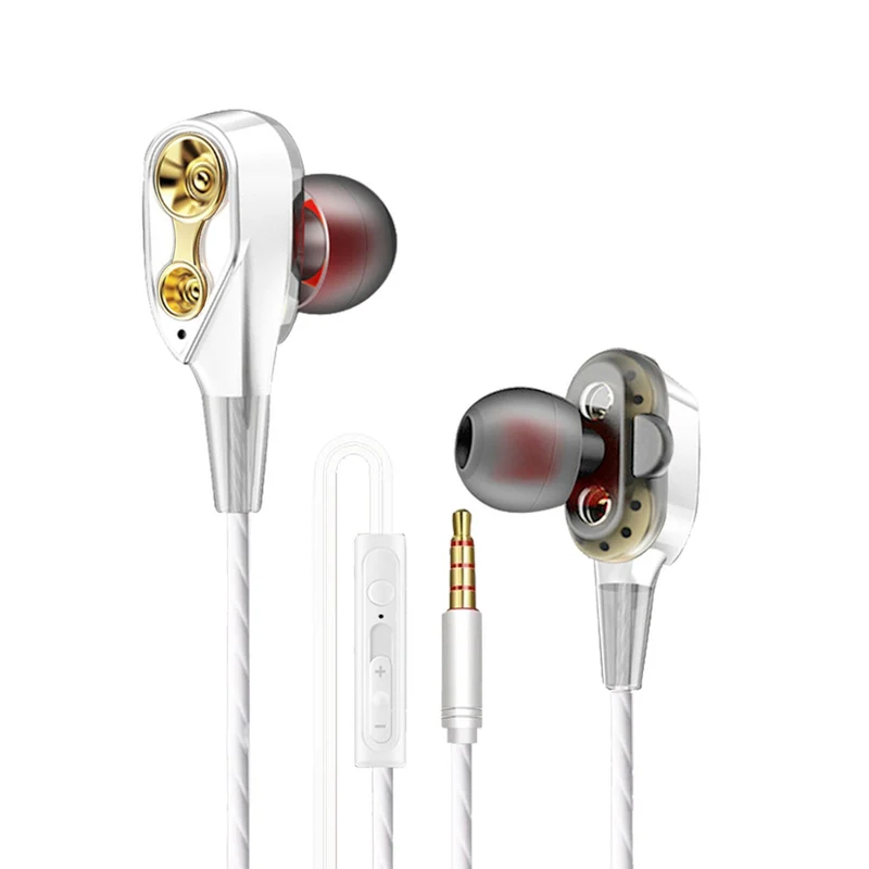Super Bass In-Ear Doppeltreiber Kopfhörer DT-N12 Ohrhörer Earphone Headset Bag