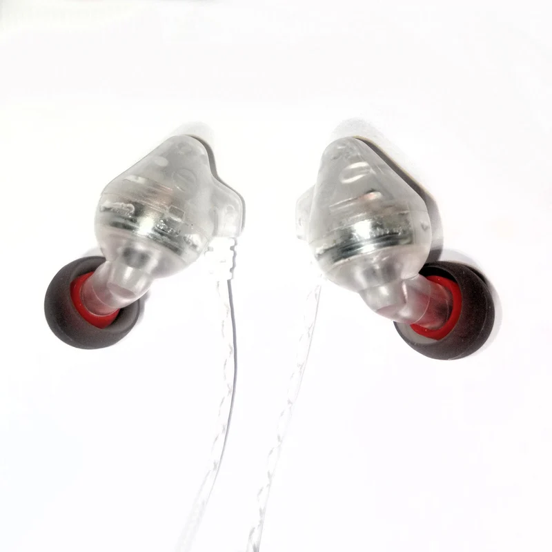 Super Bass In-Ear Kopfhörer Headset High End S600 in weiss + PU-Hardcase