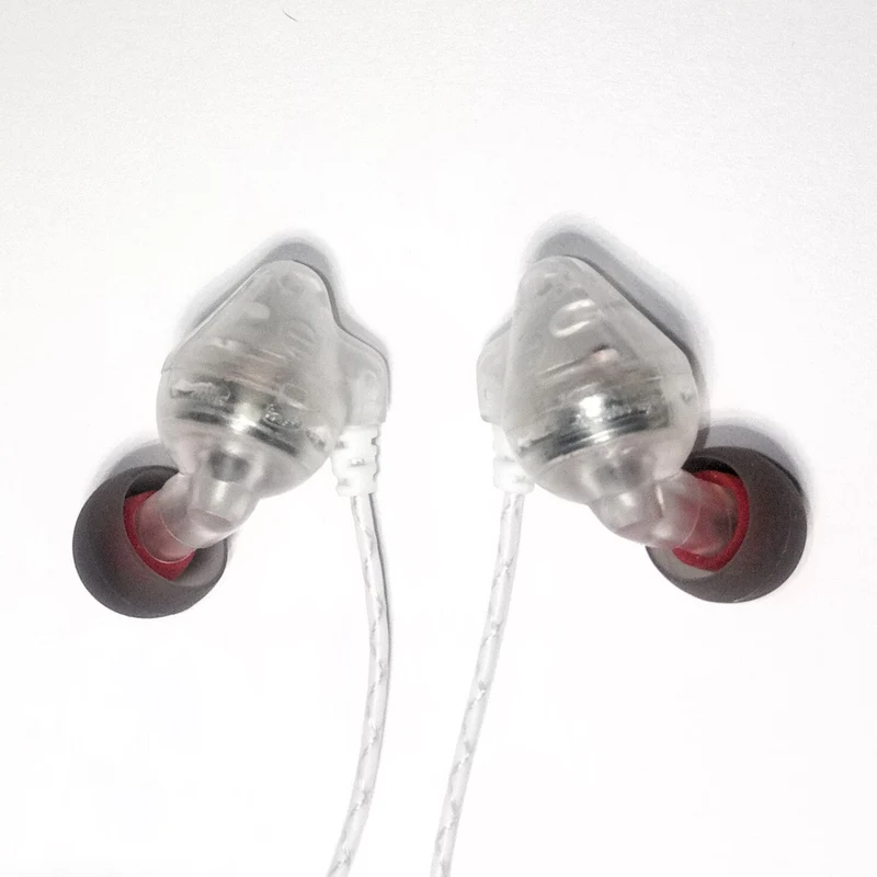 Super Bass In-Ear Kopfhörer Headset High End S600 in weiss + PU-Hardcase