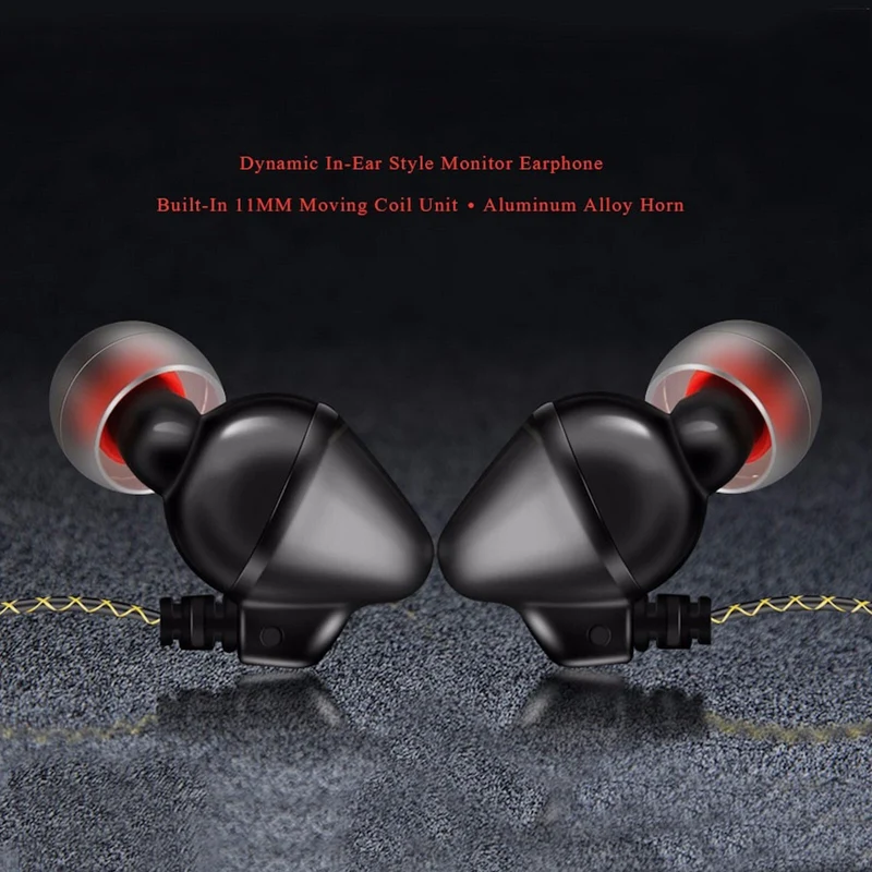 Super Bass In-Ear Kopfhörer Headset High End S600 in schwarz + PU-Hardcase