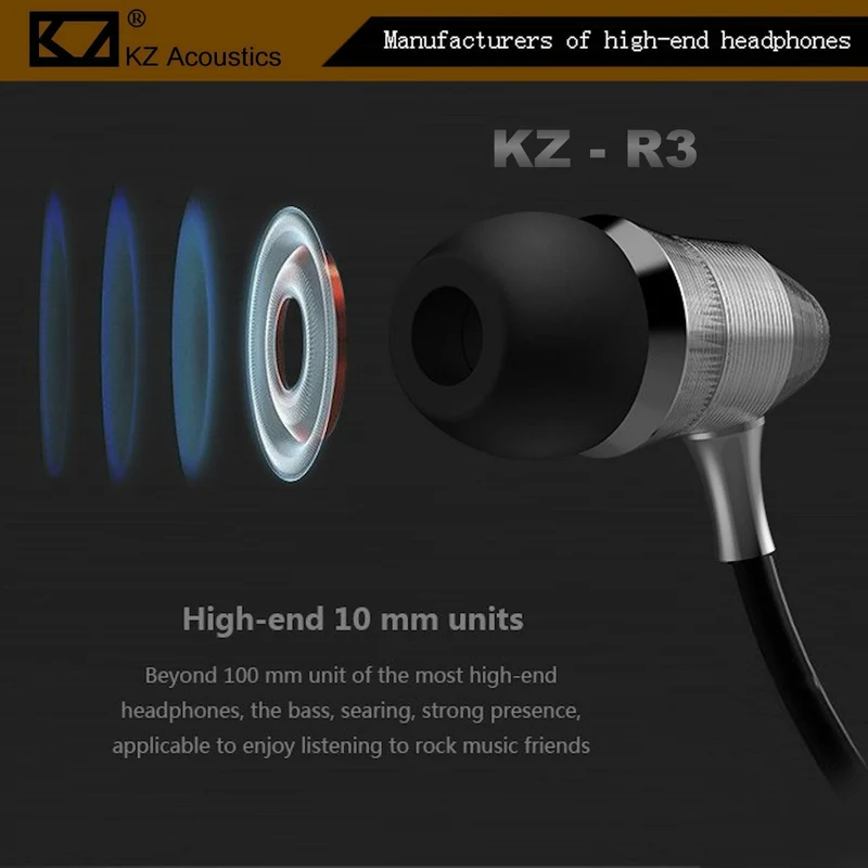 Super Bass In-Ear Metal Kopfhörer Headset Earphone R3 Dampfhammer Tiefbass