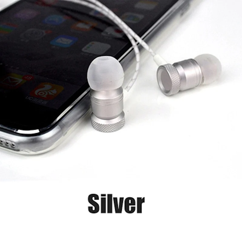 Super Bass In-Ear Kopfhörer T4HS Snake Pro Earphone Headphone Bass Silber Weiss