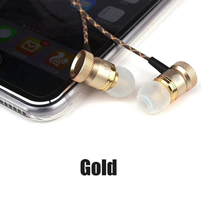 Super Bass In-Ear Kopfhörer T4HS Snake Pro Earphone Headphone Bass Gold