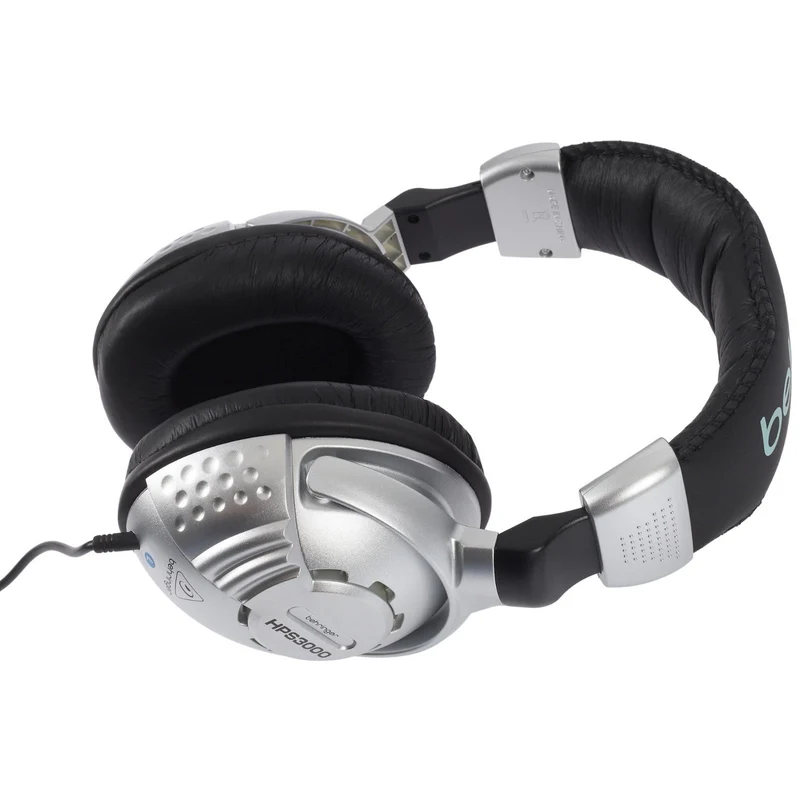 Behringer HPS3000 DJ Kopfhörer Kabelgebunden Musik Silber Schwarz