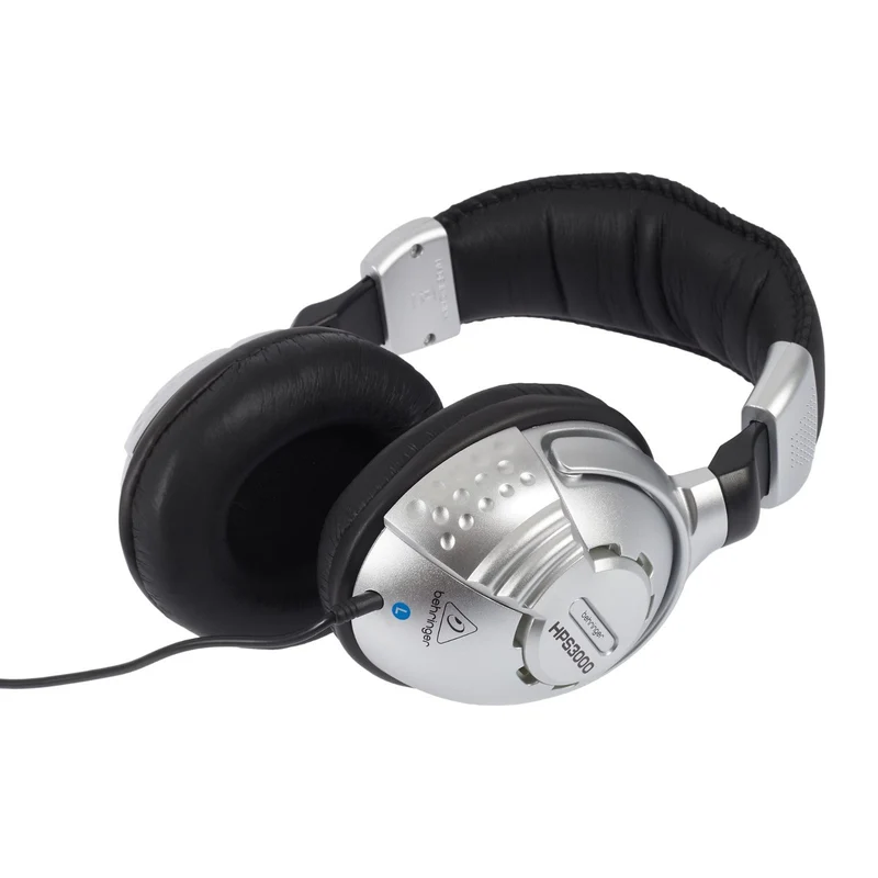 Behringer HPS3000 DJ Kopfhörer Kabelgebunden Musik Silber Schwarz