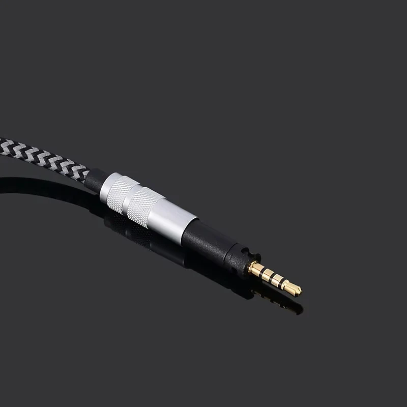 2m Audio Nylon Anschlusskabel für Sennheiser Momentum 2.0 HD 4.30 4.40 4.50..