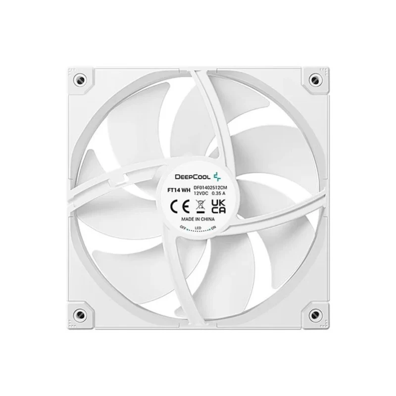 DeepCool FT14 140mm High Performance Cooling Fan (White)