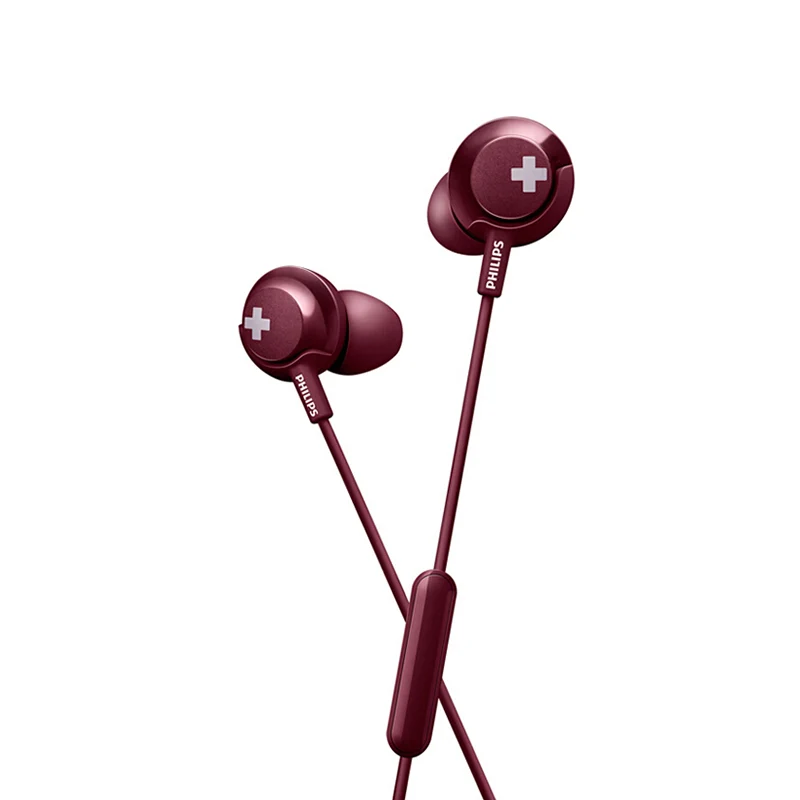 Philips Bass+ SHE4305 Headphones with Mic hands-free Extra Bass