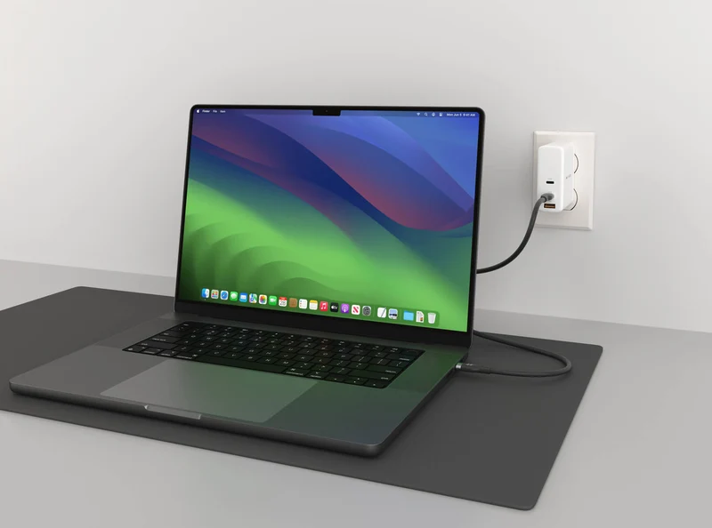 HyperJuice 240W Silicone USB-C to USB-C Cable (3ft/1m) - Black