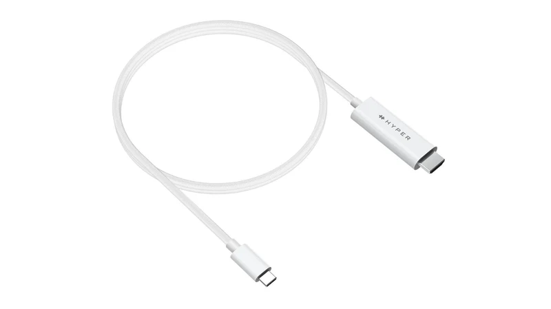 HyperDrive USB-C to HDMI 4K60Hz Cable - White